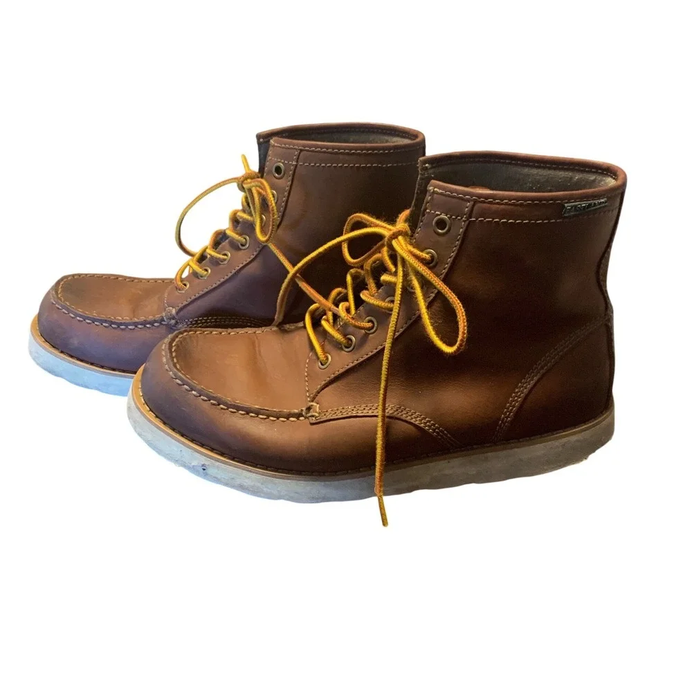 Eastland Lumber Up‎ Mens Brown Leather Moc Toe Work Boots 10D
